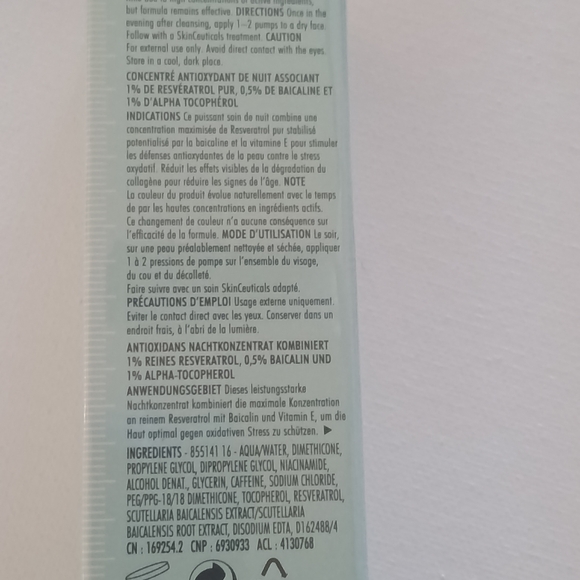 SkinCeuticals Resveratrol B E - Light Blue Packaging - Picture 3 of 3